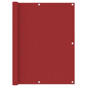 vidaXL Toldo para balc&oacute;n tela oxford rojo 120x400 cm