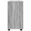 vidaXL Gabinete de Ba&ntilde;o con almacenamiento Gris Sonoma 61 x 35 x 64 cm
