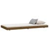 vidaXL Estructura de cama madera maciza de pino marr&oacute;n miel 75x190 cm