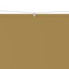 vidaXL Toldo vertical beige 300x360 cm tela oxford