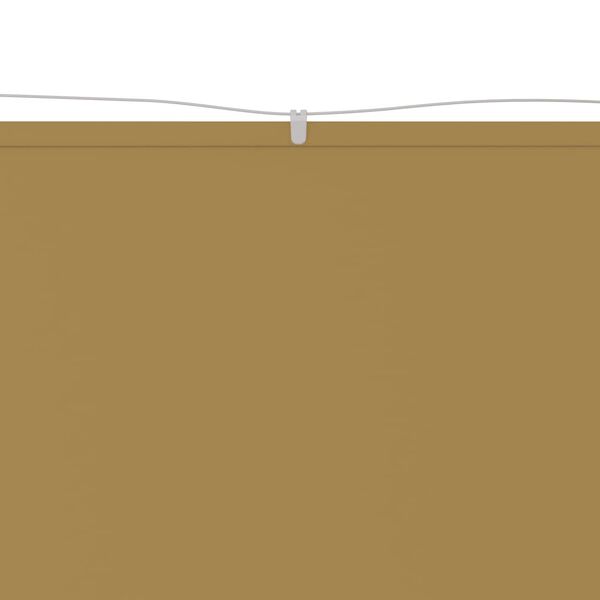 vidaXL Toldo vertical beige 300x360 cm tela oxford