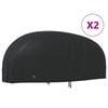 vidaXL Fundas para motos 2 uds tela Oxford 210D 245x105x125 cm