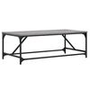 vidaXL Mesa de centro madera contrachapada gris Sonoma 100x50x35 cm