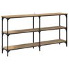 vidaXL Mesa Consola Roble artisan 150 x 29 x 75 cm