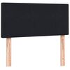 vidaXL Cama box spring con colch&oacute;n cuero sint&eacute;tico negro 90x210 cm