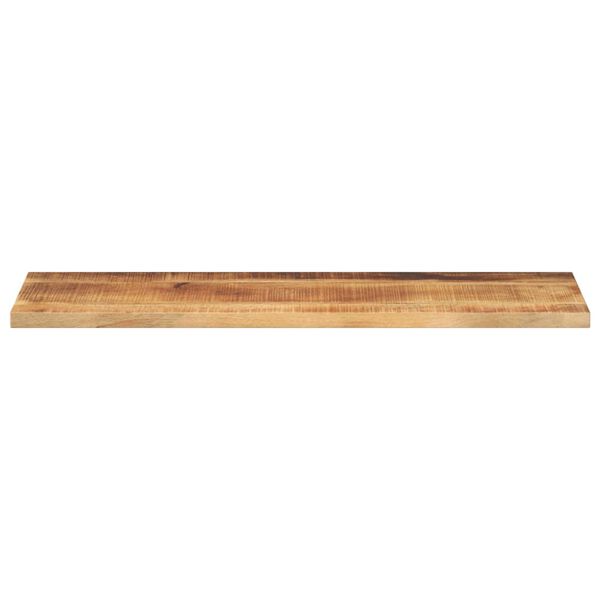 vidaXL Tablero de mesa rectangular madera mango rugosa 110x20x2,5 cm