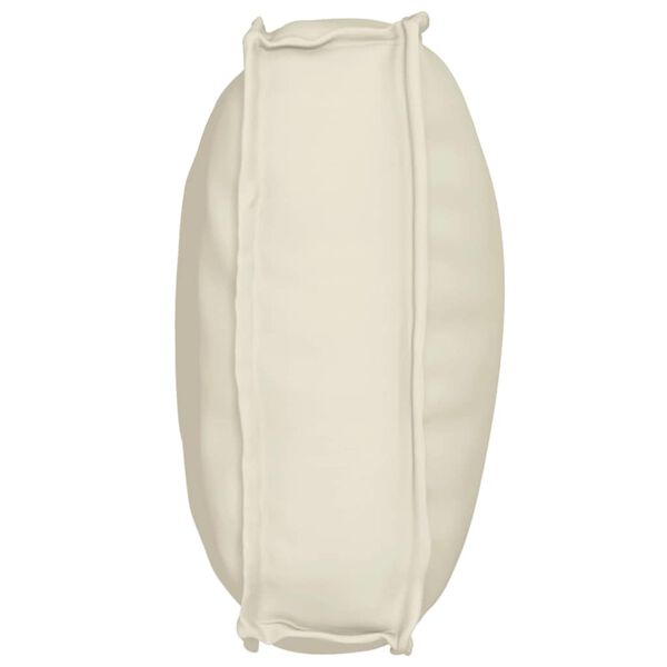 vidaXL Coj&iacute;n Crema 70 x 40 x 12 cm Tela Oxford