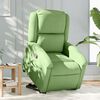 vidaXL Sill&oacute;n reclinable elevable terciopelo verde claro