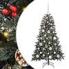 vidaXL &Aacute;rbol de Navidad artificial Verde 120 cm PVC, Pl&aacute;stico y Acero