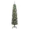 vidaXL Árbol de Navidad artificial Verde 180 cm PVC, Acero y Plástico