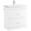 vidaXL Juego de muebles de ba&ntilde;o Blanco 81 x 40 x 84,5 cm