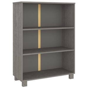 vidaXL Estanter&iacute;a HAMAR madera maciza pino gris claro 85x35x112 cm