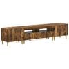 vidaXL Cabinet de TV LED de 5 piezas ARNHEM Roble Ahumado