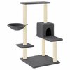 vidaXL Rascador para gatos con postes de sisal gris oscuro 95 cm