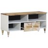 vidaXL Mueble de TV madera maciza de mango 100x33,5x46 cm