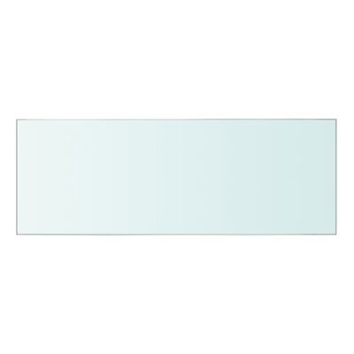 vidaXL Panel de estante vidrio claro 40x12 cm