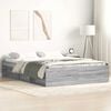 vidaXL Estructura de cama Sonoma gris 120x200 cm