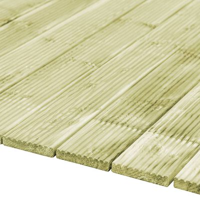 vidaXL Tablas para terraza 24 uds madera de pino impregnada 3,48 m² 1m