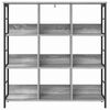 vidaXL Estante de libros Gris Sonoma 102 x 32 x 104,5 cm