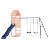 vidaXL Parque infantil de exterior madera maciza Douglas