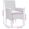 vidaXL Conjunto de Comedor de Jardín 5 pcs Gris ratán sintético