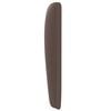 vidaXL Oreja de cabecero Canela 80 x 23 x 6 cm PVC