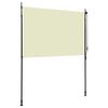 vidaXL Estor enrollable de exterior color crema 200x270 cm
