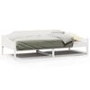 vidaXL Cama sin colch&oacute;n madera maciza de pino blanca 80x200 cm