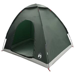 vidaXL Tienda de camping con techo Verde militar 190 x 140 x 105 cm
