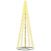 vidaXL &Aacute;rbol de Navidad LED 385 cm 2460 LED Blanco C&aacute;lido Acero Negro