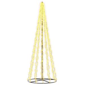 vidaXL &Aacute;rbol de Navidad LED EKENAS 385 cm 2460 LED Blanco C&aacute;lido Acero