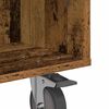 vidaXL Mesa Lateral con Ruedas Madera vieja 50,5 x 50 x 30 cm