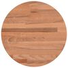 vidaXL Tablero redondo de madera maciza de haya &Oslash;30x2,5 cm
