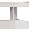 vidaXL Cabecero librer&iacute;a en forma de L madera maciza pino blanco 90cm