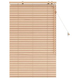 vidaXL Persiana veneciana Aspecto de roble 70 x 130 cm 35 mm