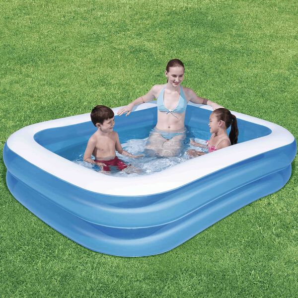 Bestway Piscina rectangular azul 211x132x46cm