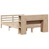 vidaXL Cama con estantería sin colchón madera maciza de pino 160x200cm