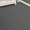 vidaXL Tile de Decking 6 pcs Gris 60 x 30 cm WPC