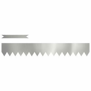 vidaXL Borde de C&eacute;sped 10 uds. 100 x 0,05 x 15 cm Acero Galvanizado