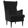 vidaXL Sill&oacute;n Negro Terciopelo