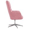 vidaXL Sillón de relax de terciopelo rosa