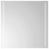 vidaXL Espejo de ba&ntilde;o LED Transparente 50 x 50 cm vidrio templado