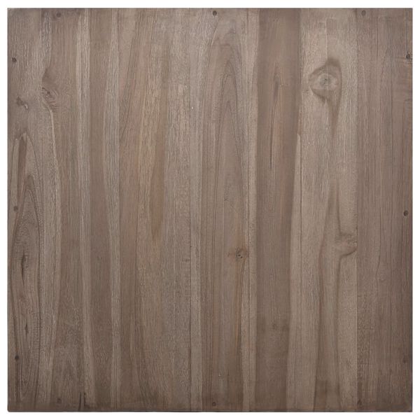vidaXL Mesa de centro de madera maciza de teca 68x68x35 cm