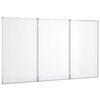 vidaXL Pizarra magn&eacute;tica plegable aluminio 120x100x1,7 cm