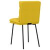 vidaXL Sillas de comedor 2 unidades terciopelo amarillo