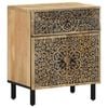 vidaXL Mesita de noche madera maciza de mango 50x33x60 cm