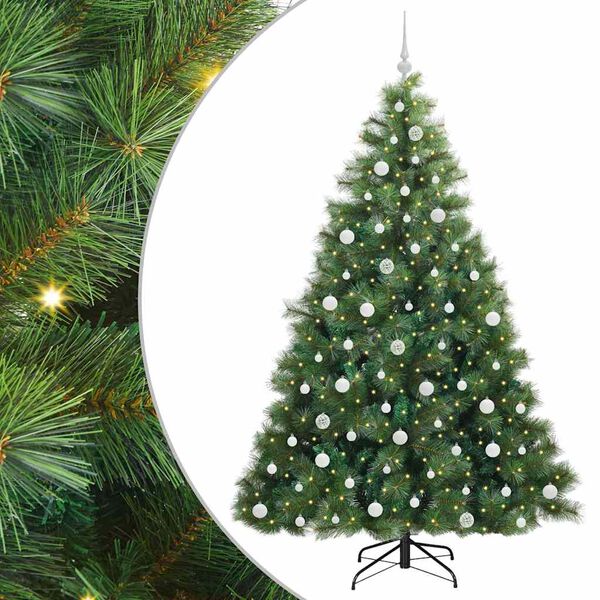 vidaXL &Aacute;rbol de Navidad artificial con 300 LED Verde 210 cm PE y PVC