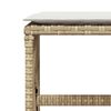 vidaXL Set comedor de jard&iacute;n 17 pzas con cojines rat&aacute;n sint&eacute;tico beige