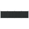 vidaXL Panel de valla 4 uds. 705 x 186,5 cm WPC y Aluminio Negro