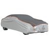 vidaXL Funda completa coche Sedan protecci&oacute;n antigranizo S gris/plata